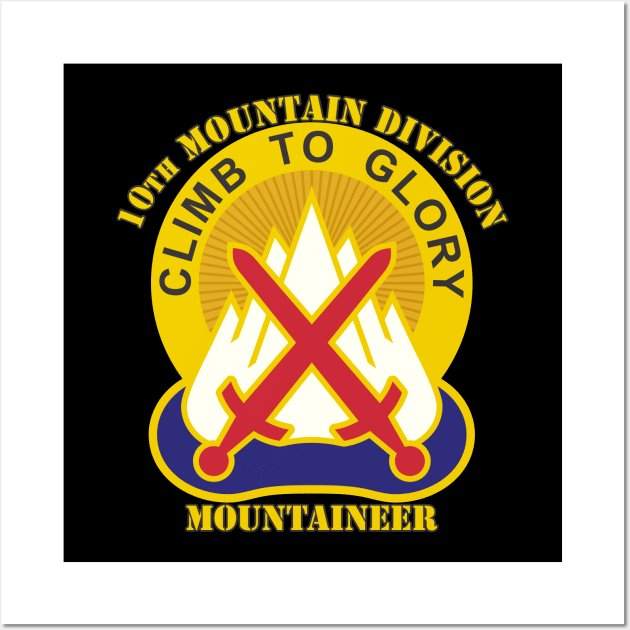 10th Mountain Division Wall Art by MBK